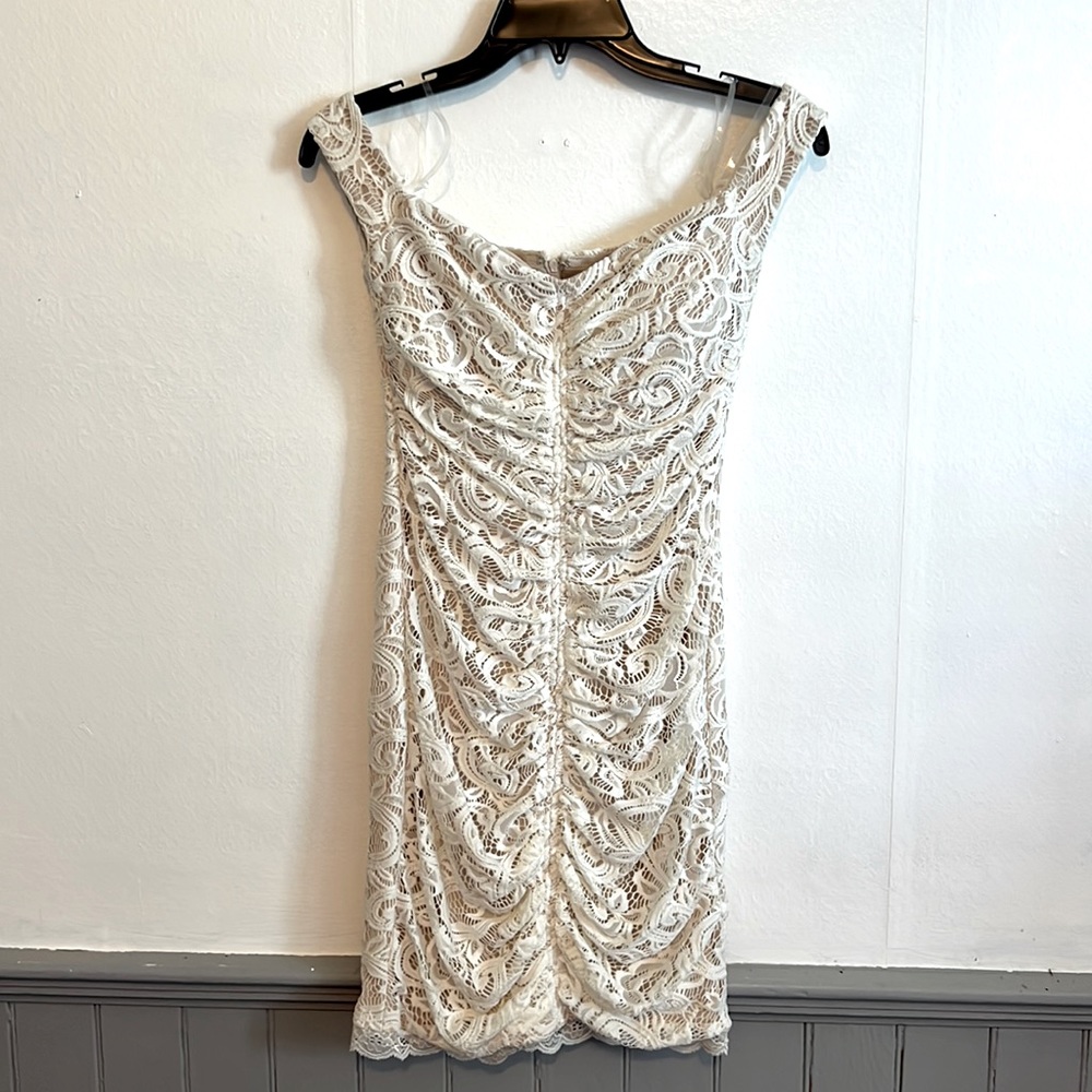 Sequin hearts lace dress